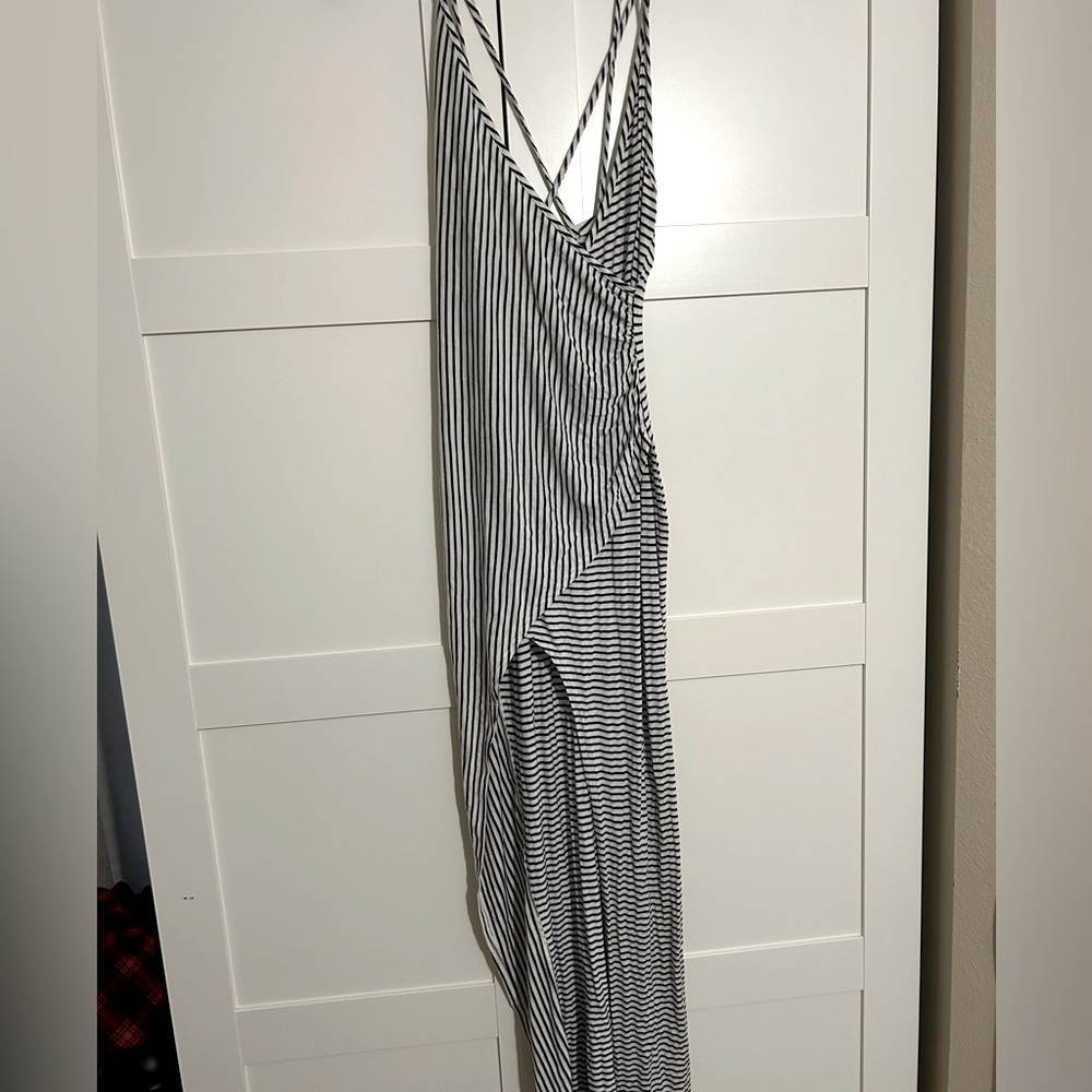 Striped maxi dress